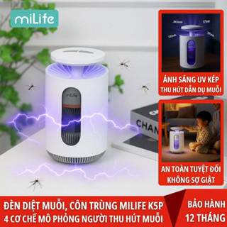 Máy bắt muỗi thông minh miLife K5P 2 trong 1/Đèn bắt muỗi Night Catcher Mosquito Killer PRO DYT-16 QiaoQingTing