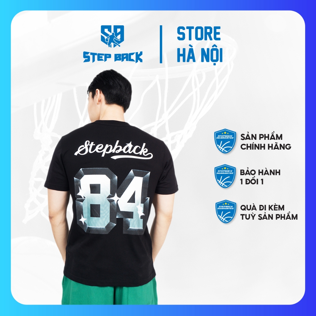 Áo Thun 84 T-Shirt Step Back | Áo phông cotton 100% co dãn 4 chiều | Step Back