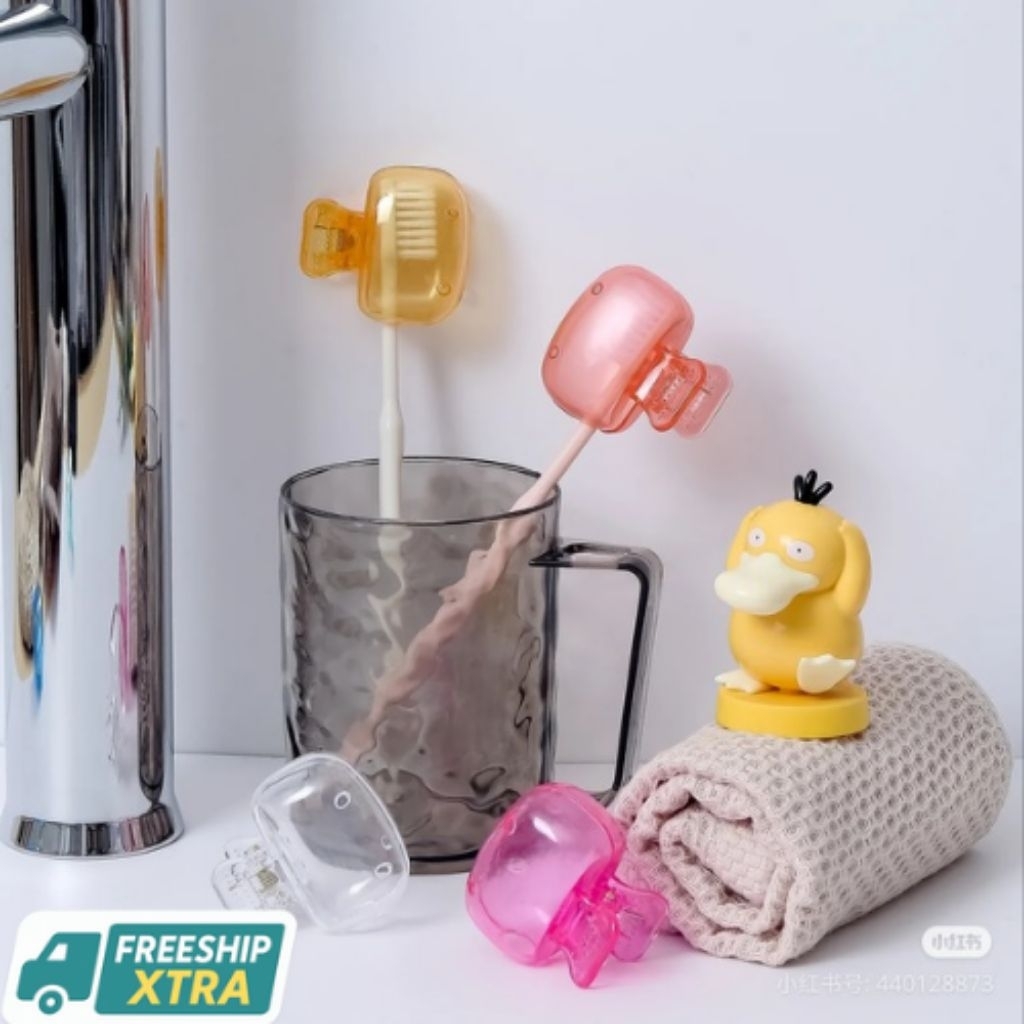 [Nhựa Tốt] Kẹp Bảo Vệ Đầu Bàn Chải Đánh Răng Du Lịch