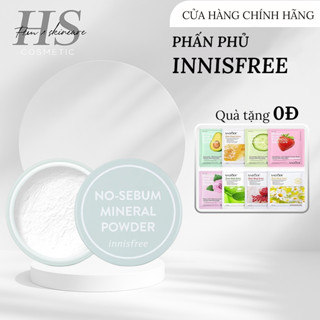Phấn Phủ innisfree Kiềm Dầu Dạng Bột Khoáng No-Sebum Mineral Powder annacosmetic Hana Skincare