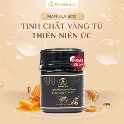 Mật Ong Manuka Eco MGO 265+ nguyên chất - nhập khẩu chính hãng Úc