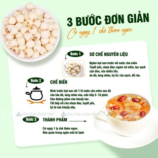Hạt sen khô 1kg, hạt sen Huế thơm bở nấu chè, hầm canh thơm ngon bổ dưỡng