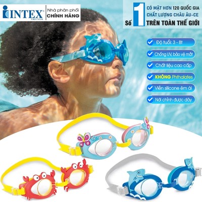 Kính bơi cho bé INTEX - nhiều mẫu mã , độ tuổi