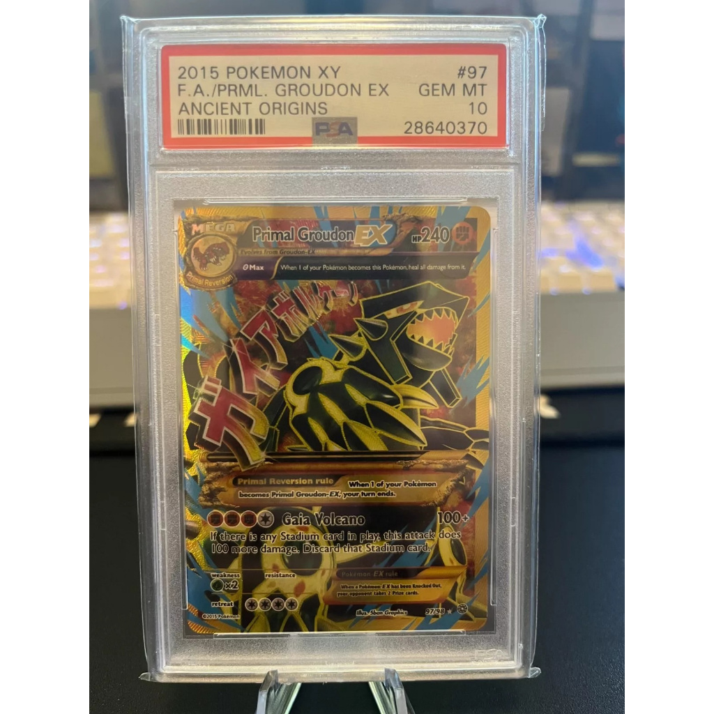 Tranh khung PSA 10 Primal Groudon EX Ancient Origins 97 98 XY EN Gem Mint d37 78