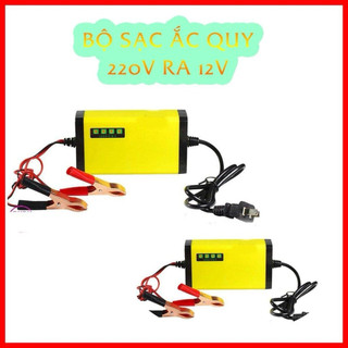  Sạc Bình 12v 2A 3A acquy - vàng 2a 