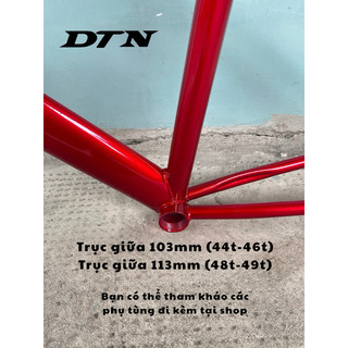 (Đủ màu - Size 55) Khung xe đạp Fixed Gear - D210