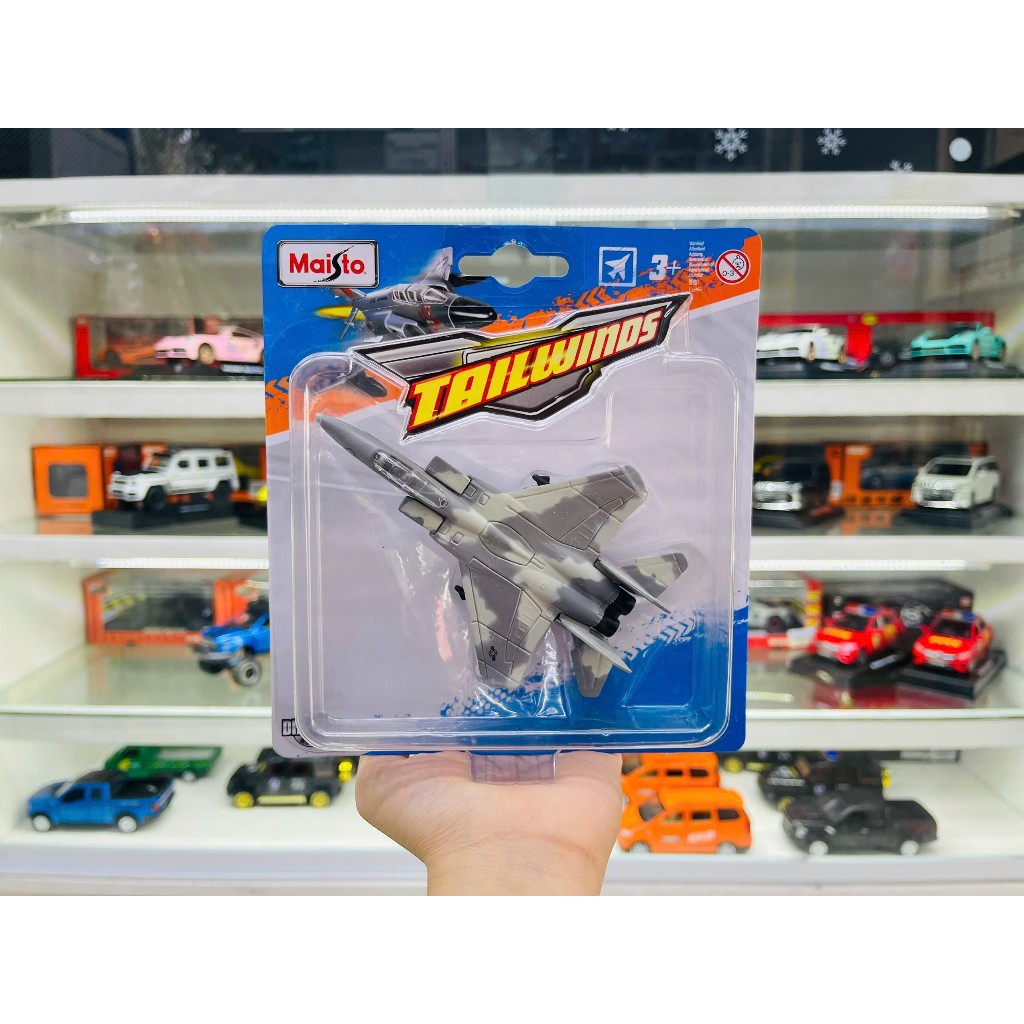 Mô hình máy bay #9616 Lockheed F-15 Eagle 2010 Camouflage 12 cm Maisto MB12001