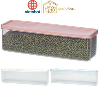 Hộp chữ nhật đa năng HOKORI nhựa VIỆT NHẬT cao cấp - Đựng muỗng đũa, thực phẩm để tủ lạnh 6790
