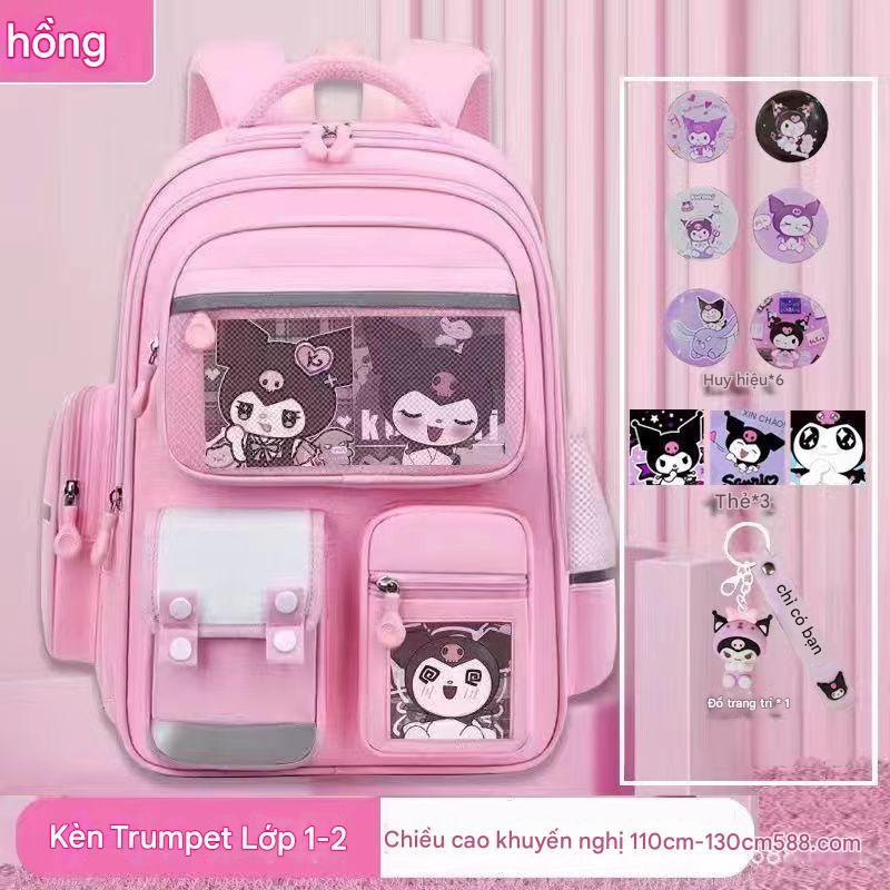 Balo học sinh cấp 1, cấp 2 - Cặp đi học cho bé tiểu học họa tiết hoạt hình đáng yêu - Mây ĐPHS Shop