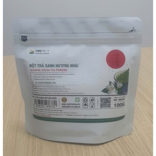 Bột Trà Xanh Hương Nhài 100G - JASMINE GREEN TEA POWDER 100GR