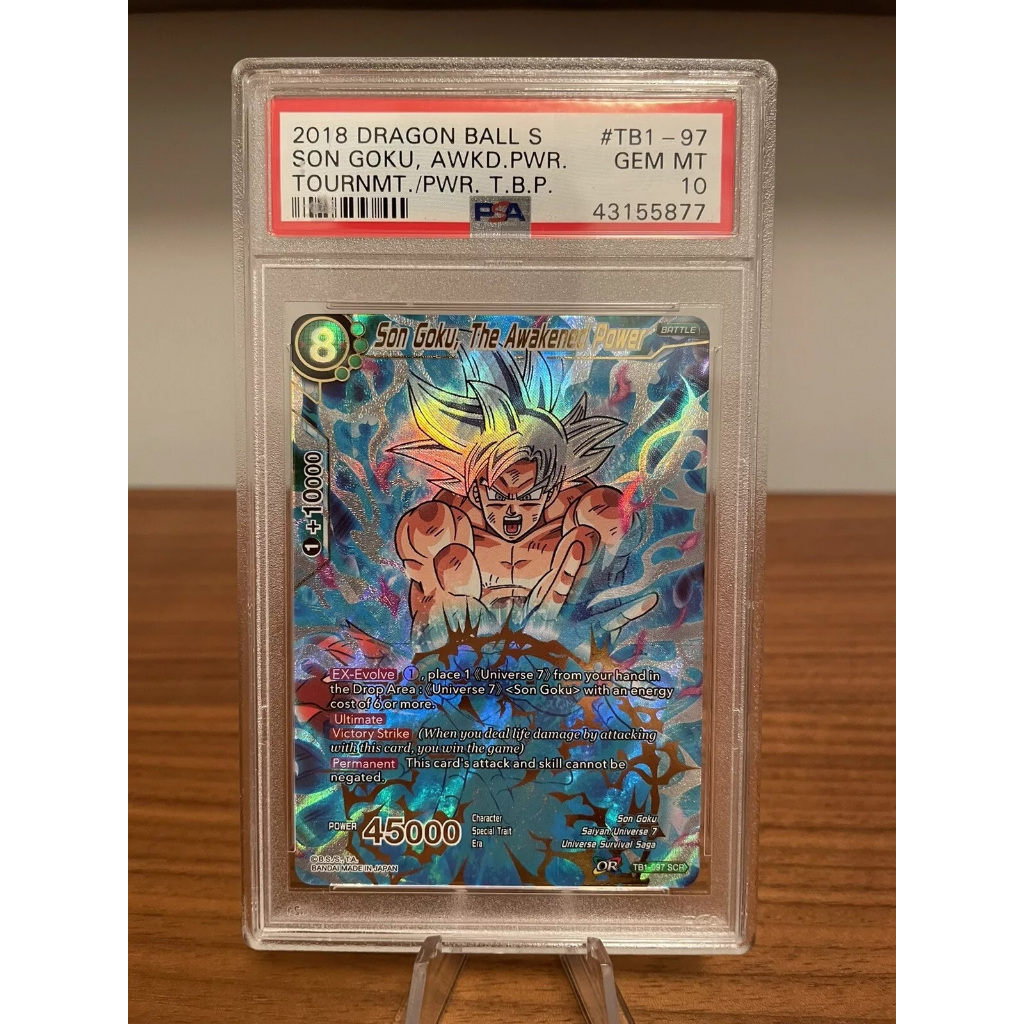 Tranh khung PSA 10 Dragon Ball PSA10 Gem mint Son Goku TB1 097 DBS EN Gem Mint 13a