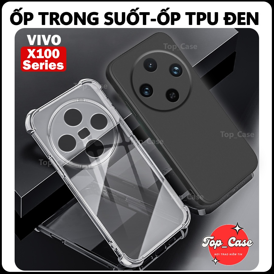 Ốp Lưng VIVO X100/ X100S/ X100 PRO/ X100 ULTRA 5G Chống Sốc,Trong Suốt,Bảo vệ camera