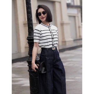 Áo Cardigan Nữ Cộc Tay Dệt Kim Cao Cấp SHEMODA Softline Knit Cardigan Trẻ Trung Dễ Phối Đồ