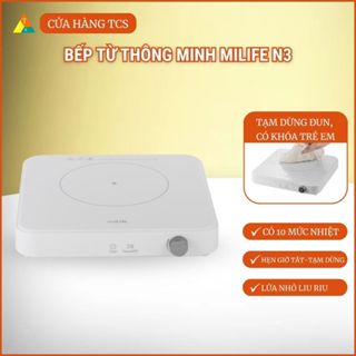 Bếp điện từ miLife 10 mức nhiệt N3 có đun liu riu nhiệt độ thấp