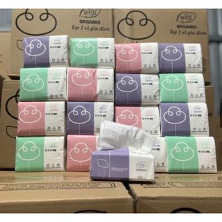 Free Ship Thùng 30 gói giấy ăn cao cấp organic bảo vệ môi trường. #giayan #giayangautruc [Rẻ Vô Địch]