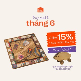 Cờ tỷ phú Maztermind gỗ việt nam