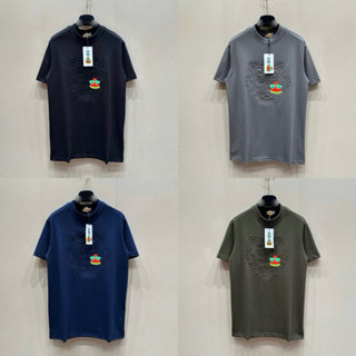 Áo phông nam nữ Premium Cotton PB dập nổi vải logo hình mặt hổ ngực dày dặn basic boy phố AP625P