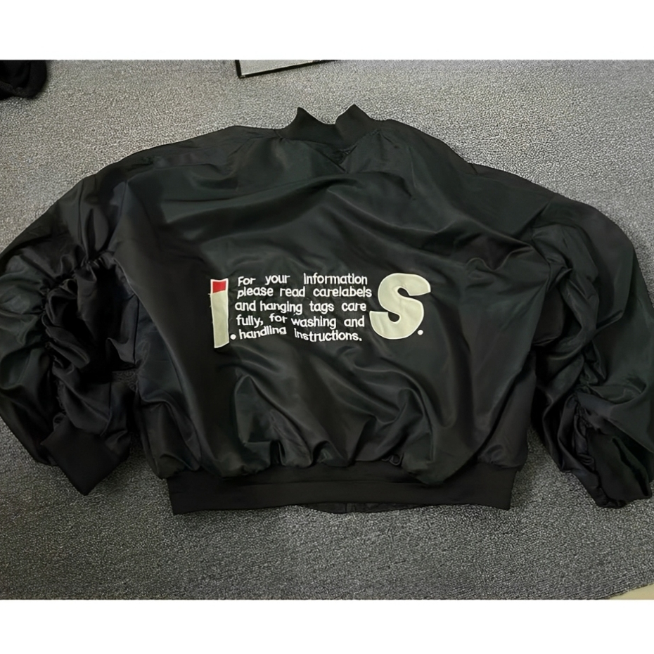 Áo Khoác Gió Bomber Dù Tay Nhún V1 Thêu Full Chữ S Top Menswear Form Rộng Unisex Nam Nữ 2025 | BigBuy360 - bigbuy360.vn