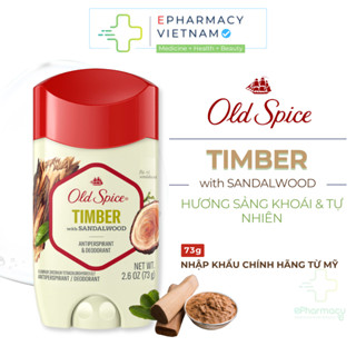 Lăn Khử Mùi OLD SPICE Timber With Sandalwood Anti-Perspirant & Deodorant Sảng Khoái & Tự Tin 73g