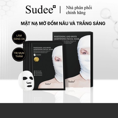 Mặt nạ dưỡng da SUDEE Làm Mờ Nám, Nâng Cơ & Làm Trắng Sáng Da, Mờ Vết Thâm & Đốm Nâu với Niacinamide 30g (Đen)