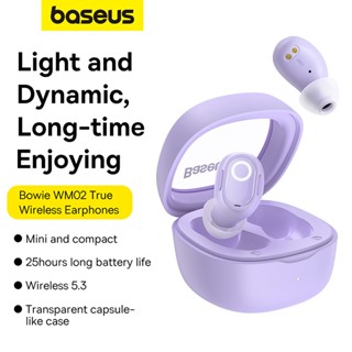   HCM Hoả tốc  Tai Nghe Không Dây Bluetooth 5.3 Baseus WM02   BD1 Sạc Nhanh Trong Vòng 25 Giờ  Số Cảm ứng 