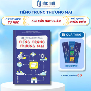  Sách - 626 mẫu câu đàm phán tiếng trung thương mại phù hợp người tự học 