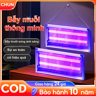 Đèn bắt muỗi CSuất 10-24W An toàn đèn Led thu hút diệt côn trùng bẫy ruồi BH 10 năm
