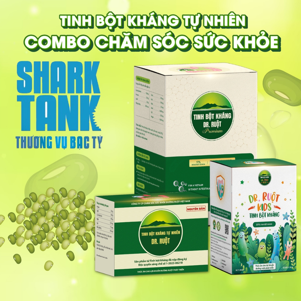 Tinh Bột Kháng Dr. Ruột Việt Nam Tăng Cường Nuôi Dưỡng Lợi Khuẩn Ổn Định Đường Ruột Khỏe Mạnh