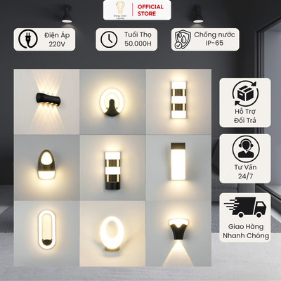 Đèn Tường Energy Green Light - Hợp Kim Tĩnh Điện-Thắp Sáng Không Gian - Thiết Kế Tinh Tế, Sang Trọng