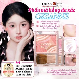 <HÀNG CHUẨN NHẬT>PHẤN MÁ HỒNG CEZANNE BLEND COLOR CHEEK – NHẸ NHÀNG NỮ TÍNH ĐÁNG YÊU