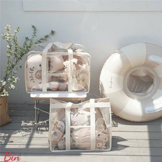 Túi Trong Suốt đi biển, Túi bơi, Túi mẹ bỉm, Túi du lịch dung tích lớn PVC không thấm nước Lưu trữ đồ chơi mùa hè