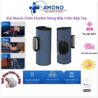Máy Massage Bắp Chân Bắp Tay Chườm Nóng Khí Nén, Massage Giảm Đau Mỏi Tê Bì Giúp Lưu Thông Khí Huyết
