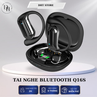 Tai nghe thể thao Bluetooth 5.4 Q16S, cảm ứng thông minh, chống nước, tích hợp mic gọi điện pin trâu