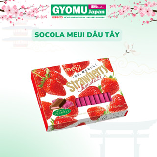  Kẹo socola Meiji vị dâu 120g - Nhật Bản 