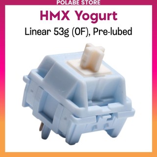 HMX Yogurt Cheese Cloud linear switch bàn phím cơ Switch HMX Yogurt prelube gõ mượt Polabe Store