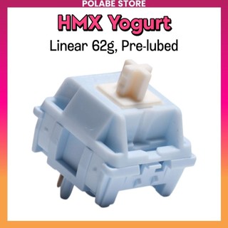 HMX Yogurt Cheese Cloud linear switch bàn phím cơ Switch HMX Yogurt prelube gõ mượt Polabe Store