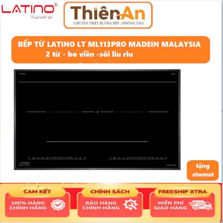 Bếp từ đôi Latino LT ML113PRO . bếp từ đôi nhập khẩu cao cấp từ malaysia. bếp điện từ đôi thế hệ mới