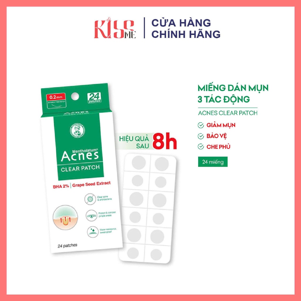 Miếng dán mụn Acnes Clear patch
