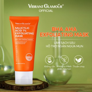 Mặt nạ Tẩy tế bào chết VIBRANT GLAMOUR 1%BHA + 3X BHA  Làm sạch nhẹ nhàng & Kiểm soát dầu & Làm sáng da 60g