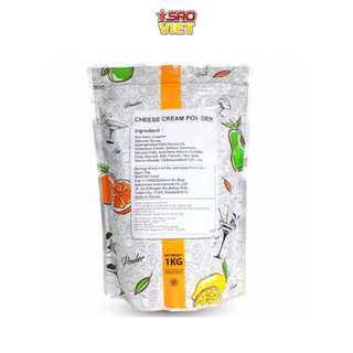  Bột tạo lớp màng sữa vị phô mai hiệu Eurodeli túi 1kg 