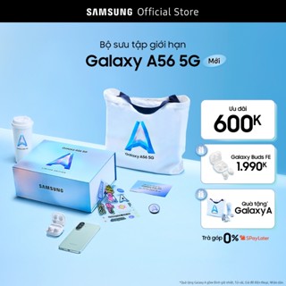 Combo Độc Quyền: Điện Thoại Samsung Galaxy A56 128GB + Tai nghe Samsung Galaxy Buds FE Bluetooth (Trắng)