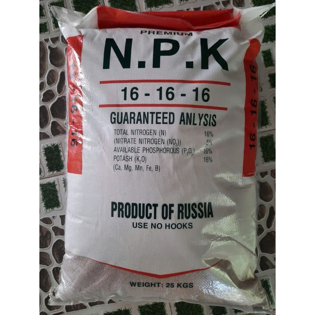 Phân Bón NPK 16-16-16+TE{1 bao 25kg} (nhập khẩu Nga) Công Nghệ Tháp Cao.