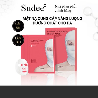 Mặt nạ dưỡng da SUDEE Bổ Sung Năng Lượng Dưỡng Chất & Cấp Ẩm Cho Da Xỉn Màu, Phù Hợp với Mọi Loại Da 30g (Hồng)