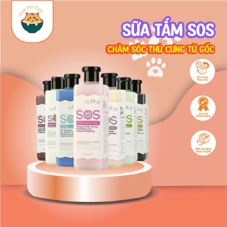 Sữa Tắm Cho Chó Sữa Tắm SOS Cho Thú Cưng Lưu Hương Dịu Nhẹ 530M, sữa tắm sạch và chăm sóc thú cưng