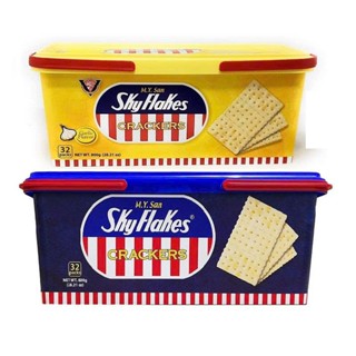 Chậu Ăn Kiêng Bánh Quy Sky Flakes Crackers (Hộp 800g)