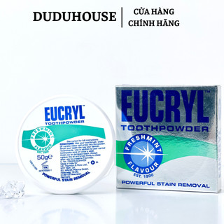 Bột trắng răng Eucryl và kem đánh răng trắng răng Eucryl