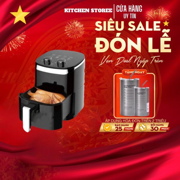 Nồi Chiên Không Dầu CAMEL 15L – Ăn Ngon, Ít Dầu, Bảo Hành 3 Năm