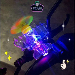 Máy Bay Mini Phát Sáng Trang Trí Ô Tô Xe Máy Mũ Bảo Hiểm mới, Đèn LED Dính Thời Trang Tự Phát Sáng