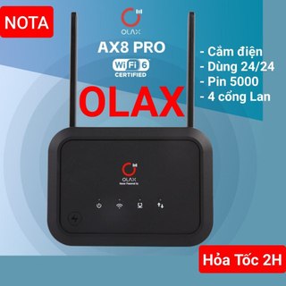[Hỏa Tốc] Bộ Phát Wifi Từ Sim 4G Olax AX8 Pro AX9 PRO AX6 PRO 300Mb Router 4 và 2 anten phát wifi gắn sim