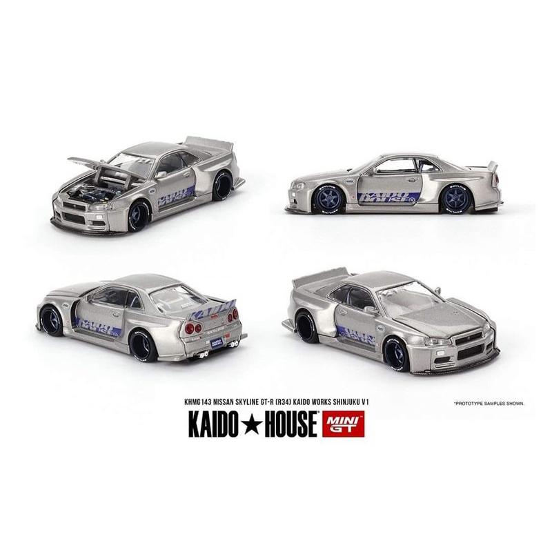 mohinhxeps-1/64_ Kaido House KHMG143 NISSAN SKYLINE GT-R (R34) KAIDO WORKS SHINJUKU V1
